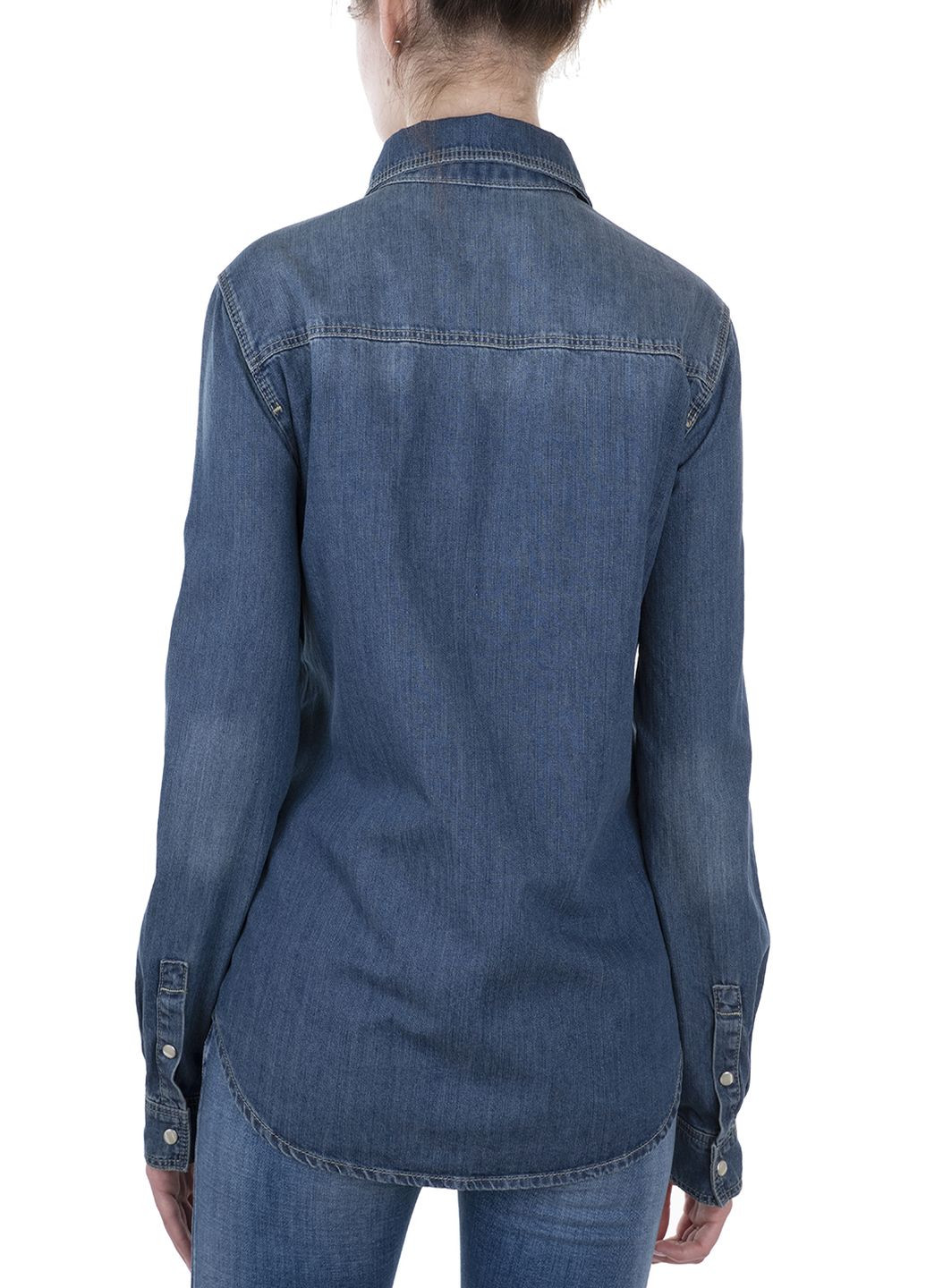 Синяя блуза Oui