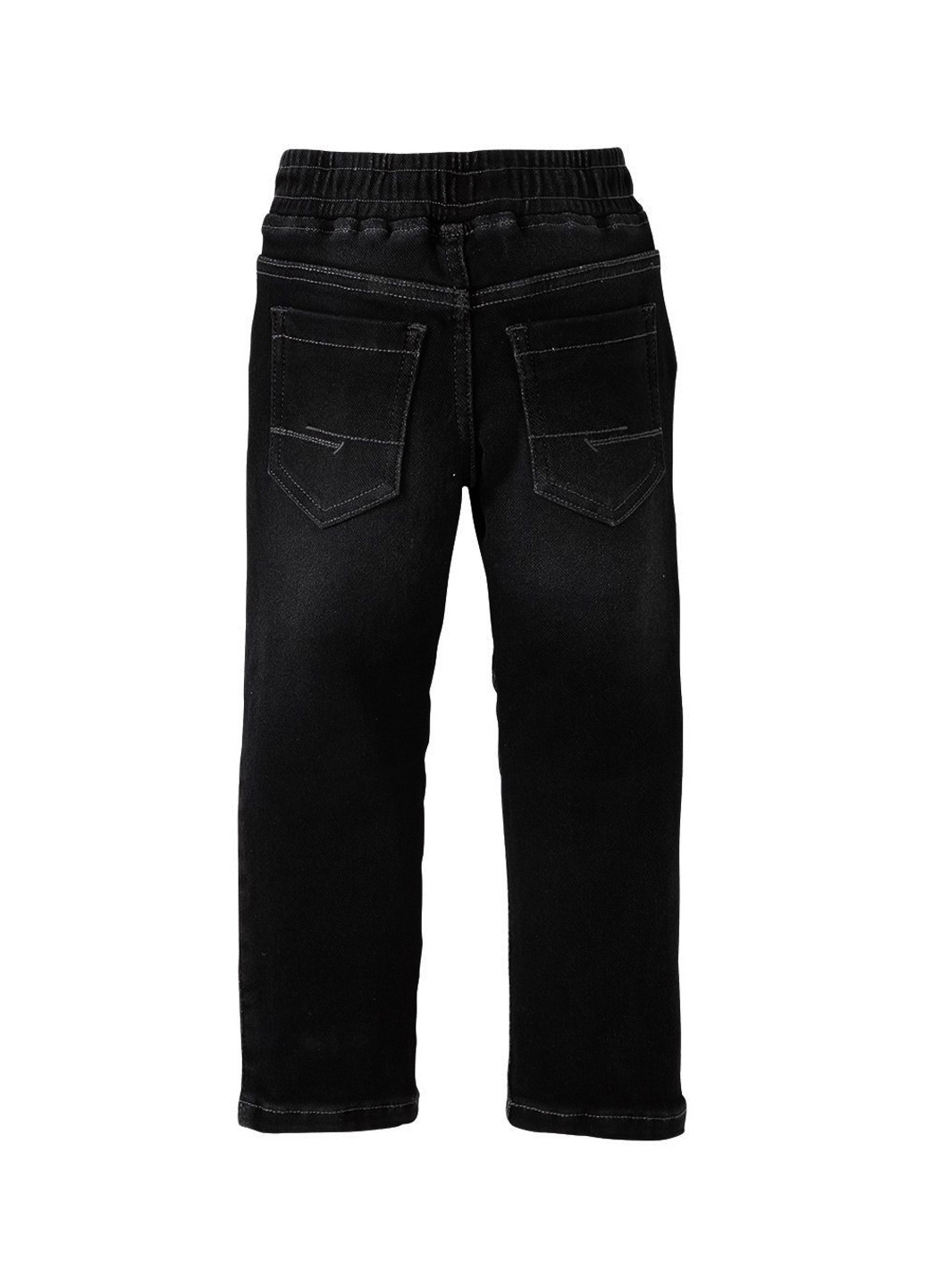 Черные демисезонные прямые джинсы Lupilu