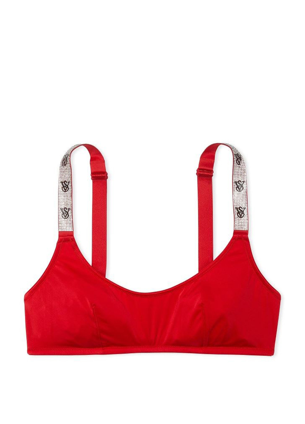 Красный демисезонный комплект (бюстгальтер, трусики) Victoria's Secret