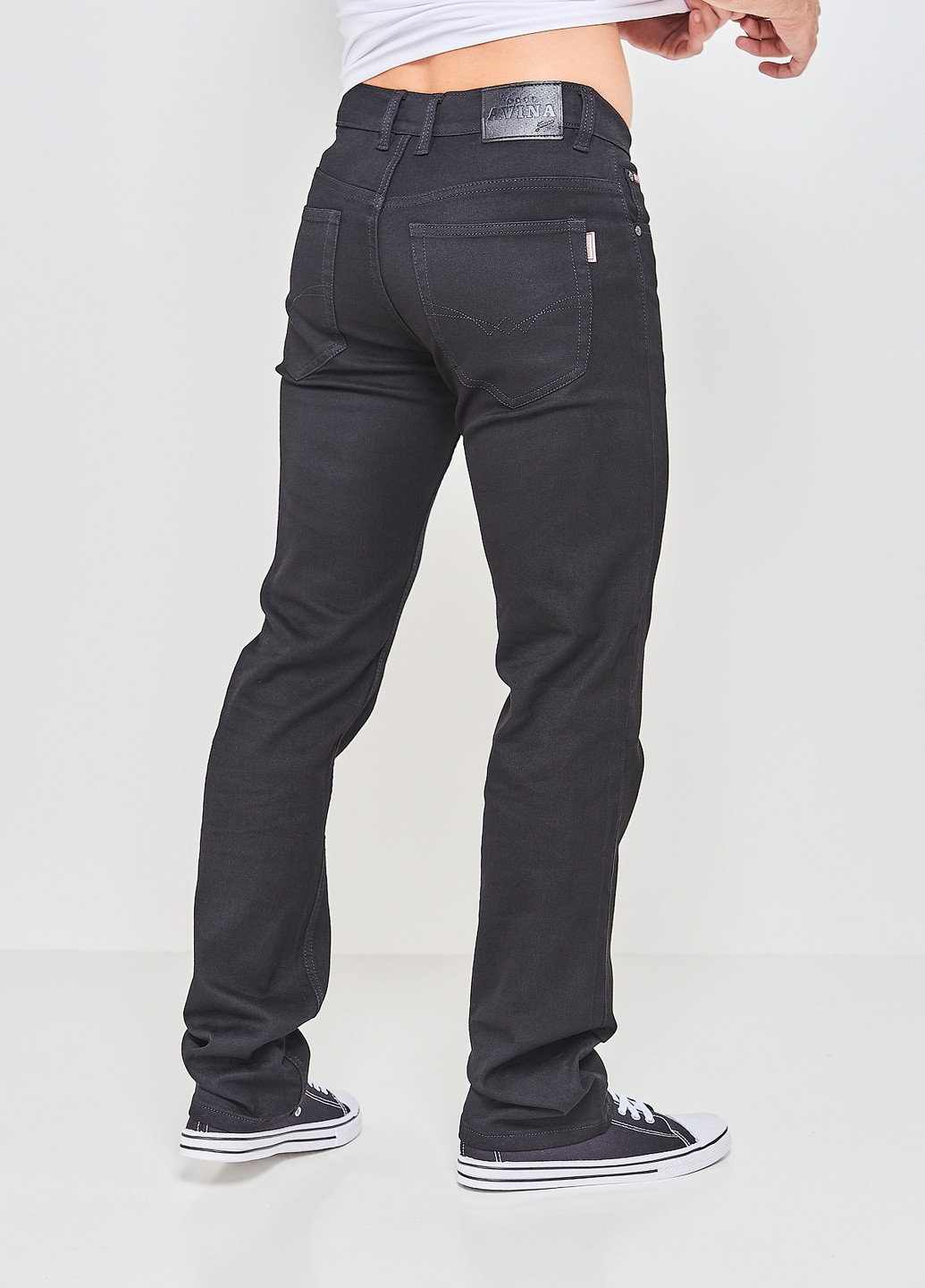 Черные демисезонные джинсы goodavina 8001-3 38 черный (2000904474714) Good Avina