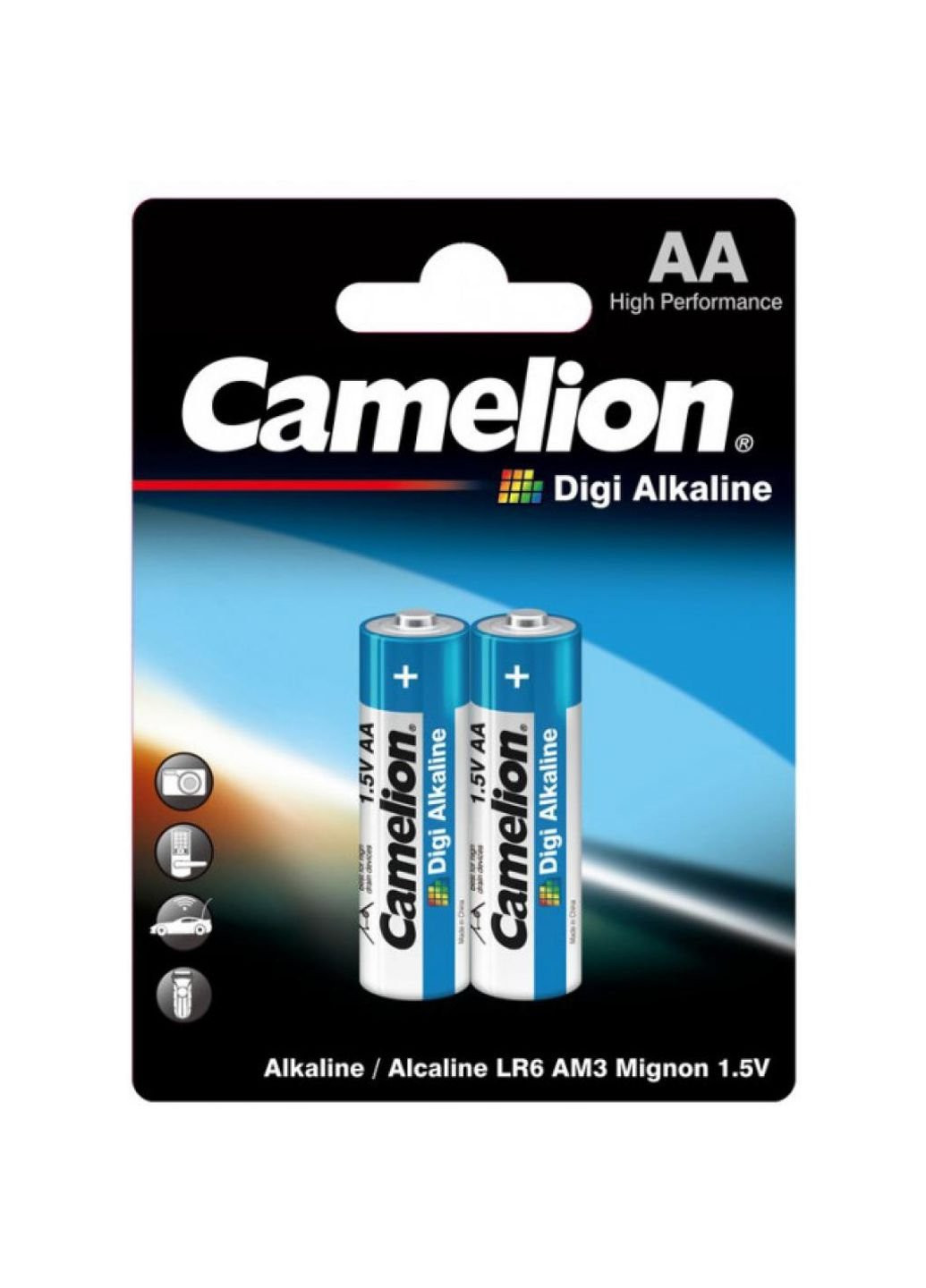 Батарейка AA LR6 Digi Alkaline * 2 (LR6-BP2DG) Camelion (251411902)