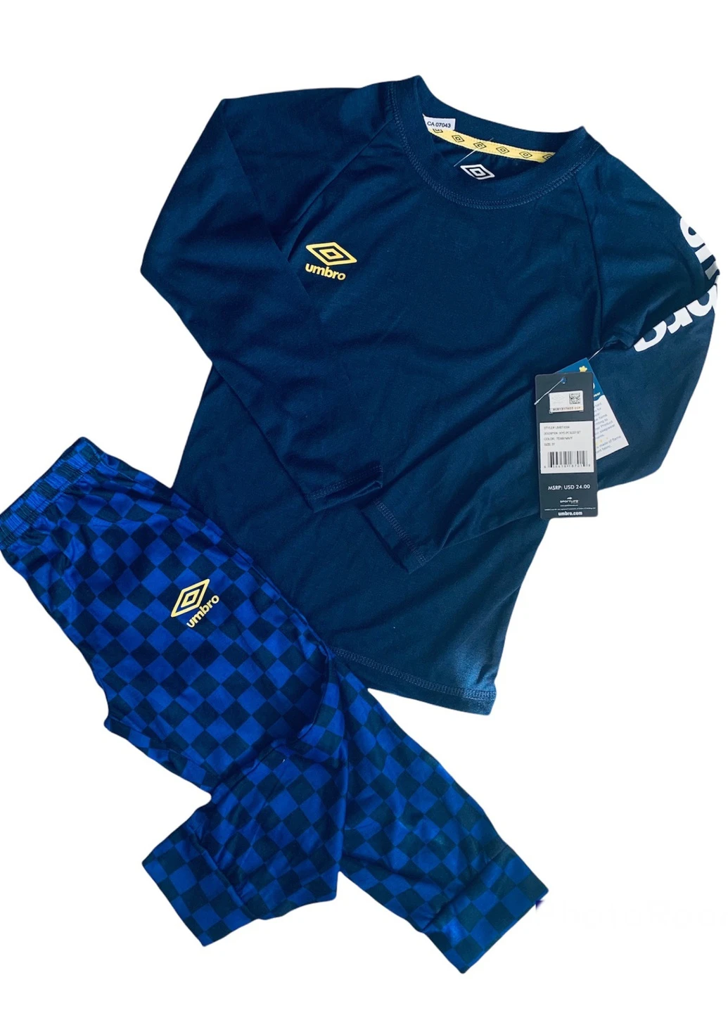 Синяя пижама Umbro