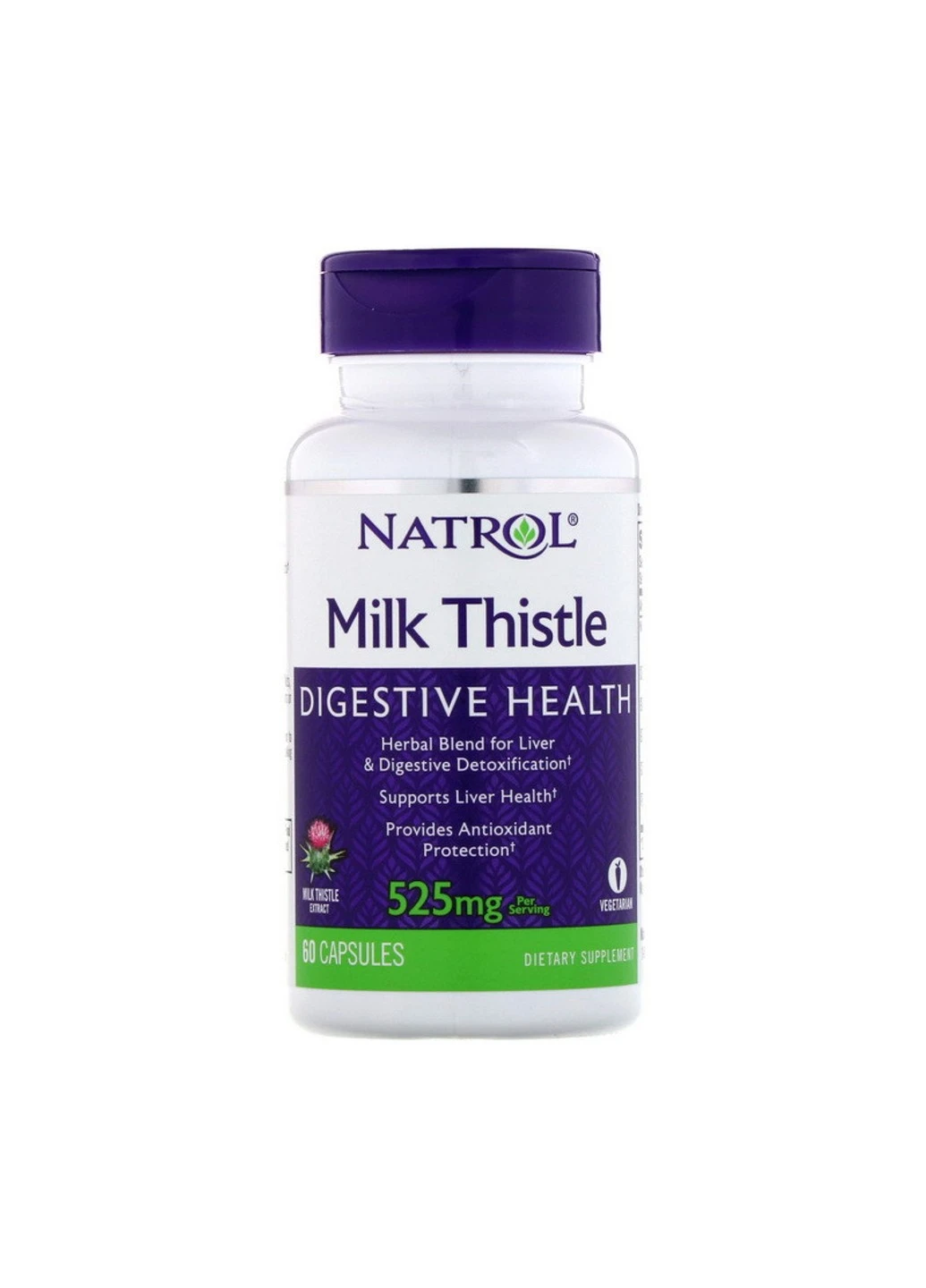 Екстракт молочного будяка Milk Thistle 525 mg (60 капс) натролит Natrol (255409019)