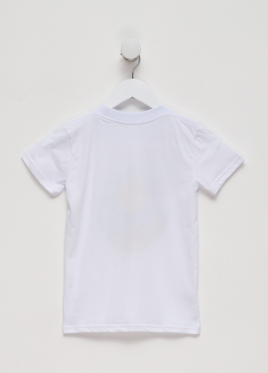 Белая демисезонная футболка для мальчиков д403/1-17-н белая Malta