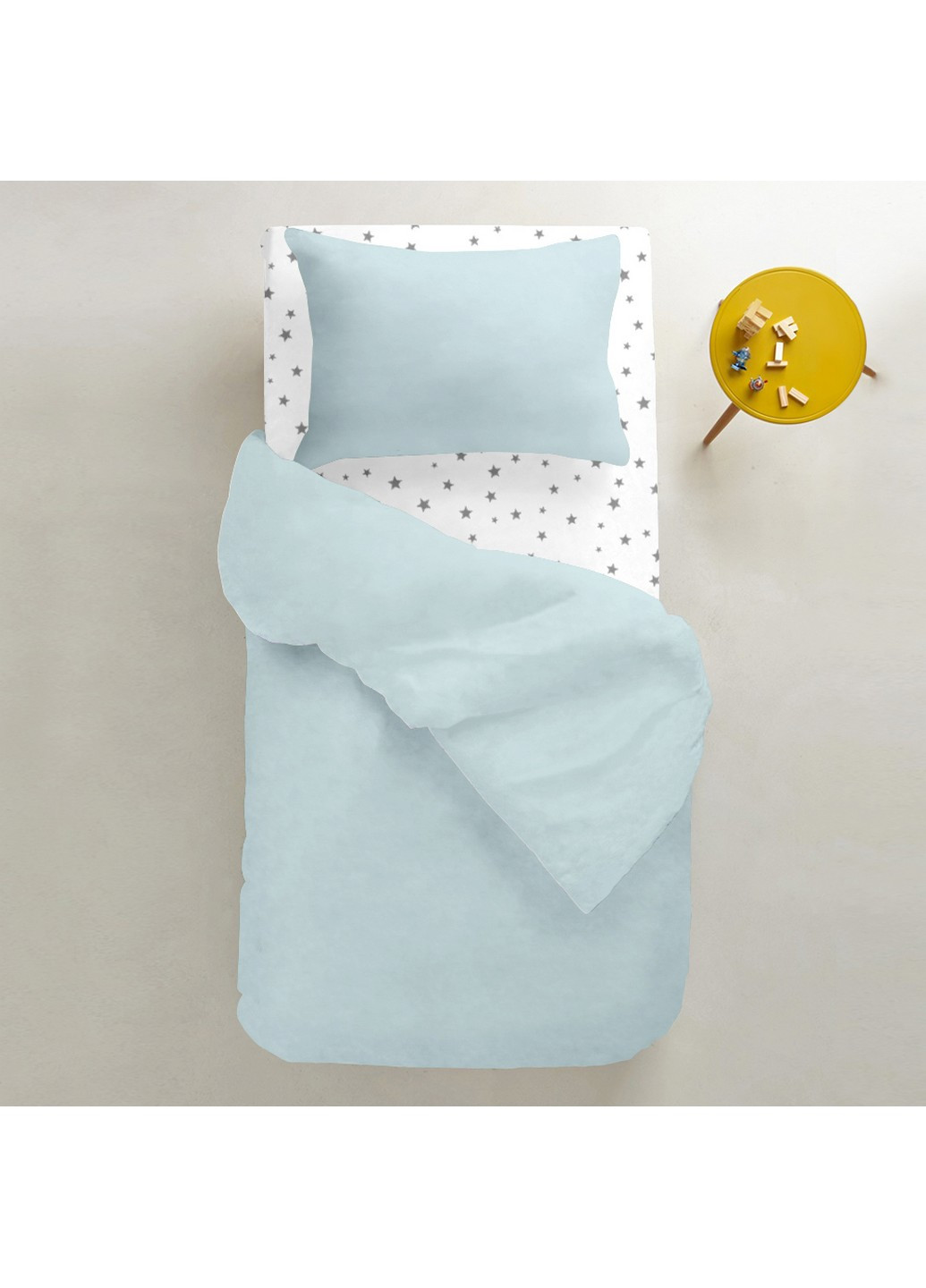 Комплект детского постельного белья RANFORS LIGHT BLUE STAR GREY Cosas (251110860)