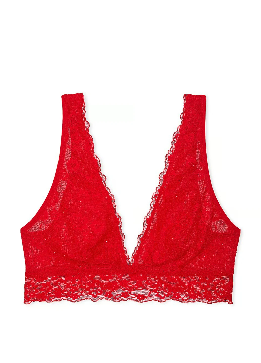 Червоний демісезонний комплект (бюстгальтер, трусики) Victoria's Secret