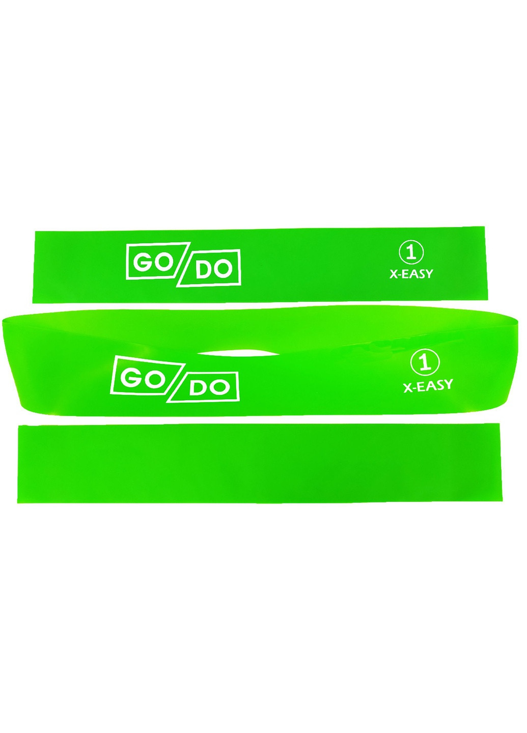 Резинка для фитнеса GoDo #1 (2.5 кг) (резиновая петля, латексная лента сопротивления, кольцо для йоги на ноги) EasyFit (241214971)