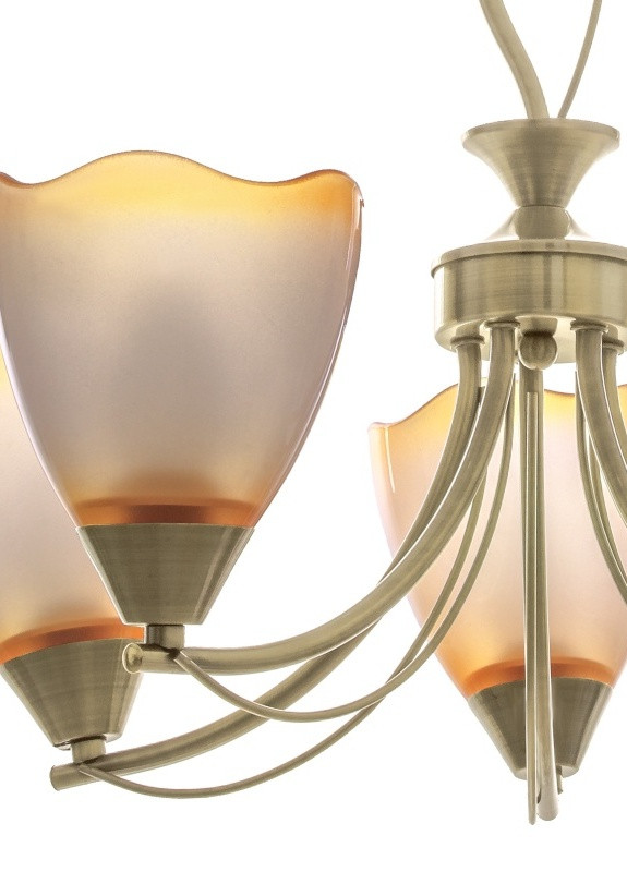 Люстра подвесная на 5 плафонов в гостиную LK-612S/5 E27 AB Brille (253887757)