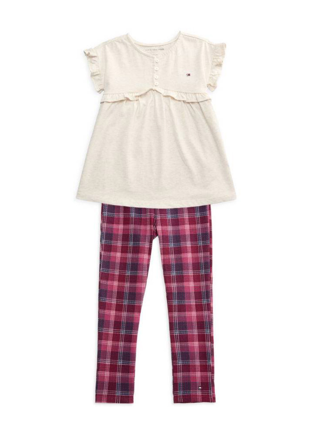 Комбинированный демисезонный костюм (футболка, леггинсы) брючный Tommy Hilfiger