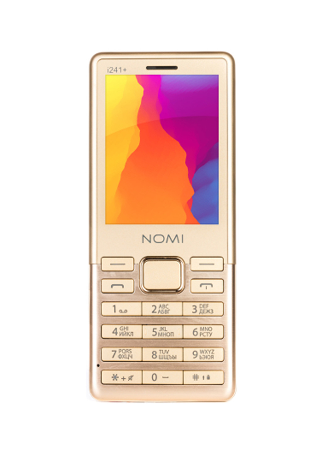 Мобильный телефон Nomi i241+ gold (134344424)