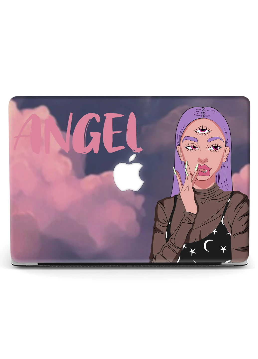 Чехол пластиковый для Apple MacBook Pro 16 A2141 Ангел (Angel) (9494-1635) MobiPrint (218347839)
