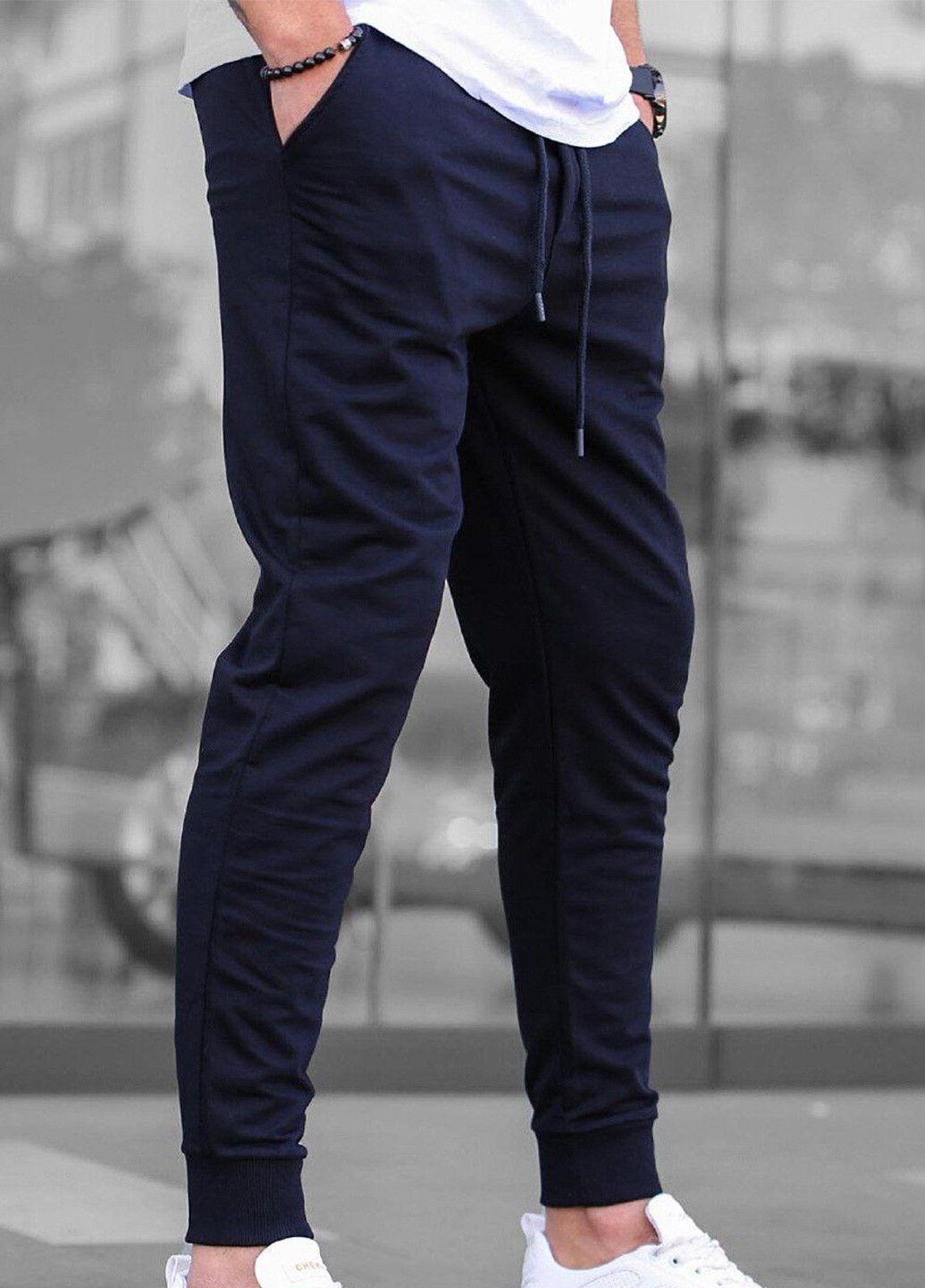 Синие спортивные демисезонные брюки VDLK