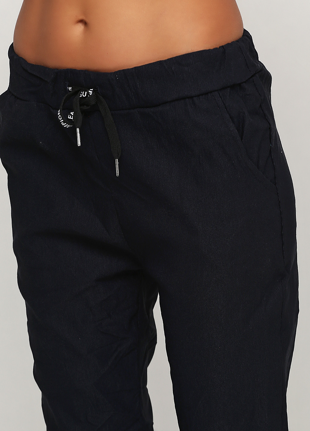 Темно-синие кэжуал демисезонные зауженные брюки New Collection