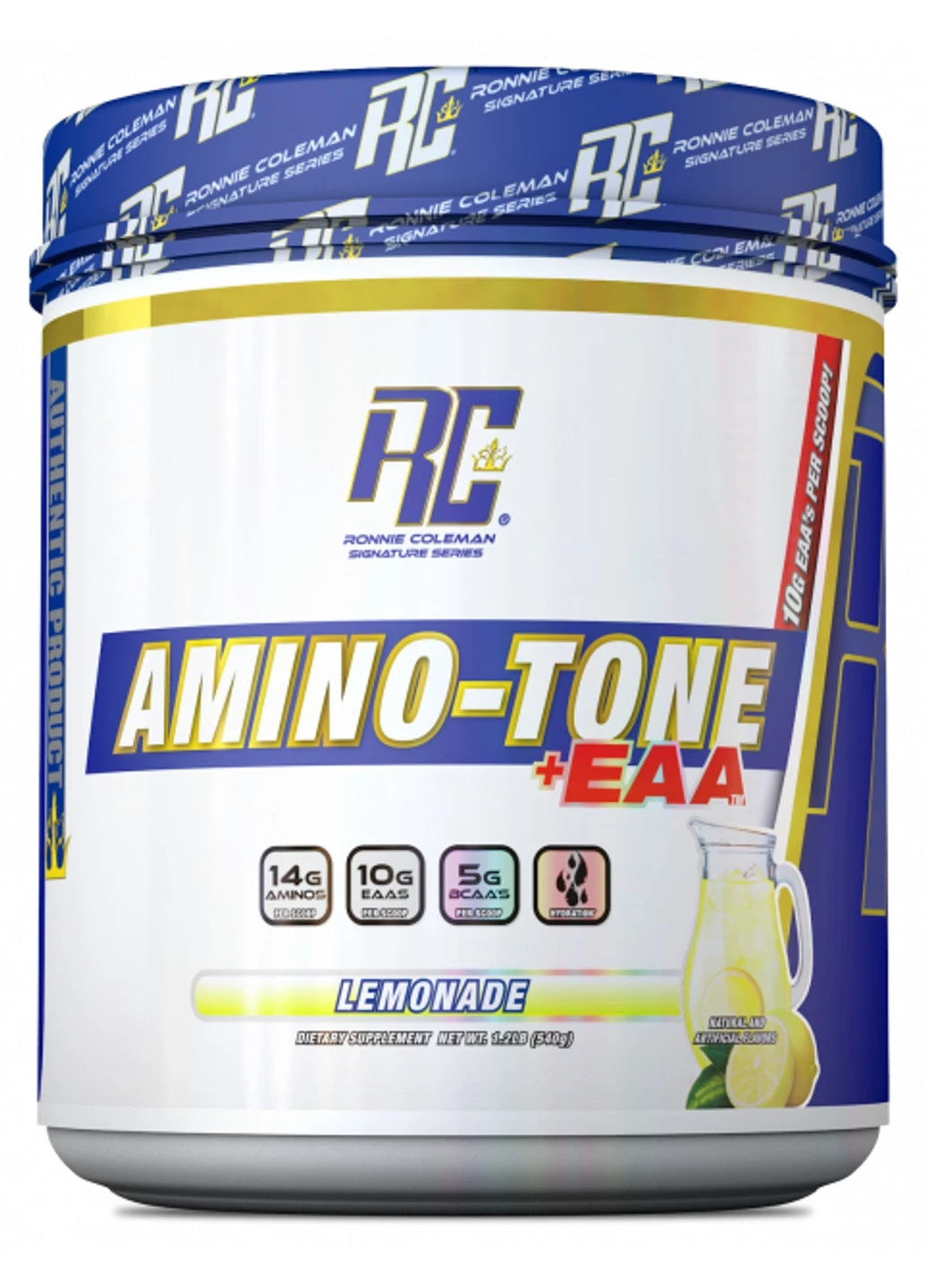 Комплекс амінокислот Amino-Tone + EAA 540 г lemonade Ronnie Coleman (255362557)