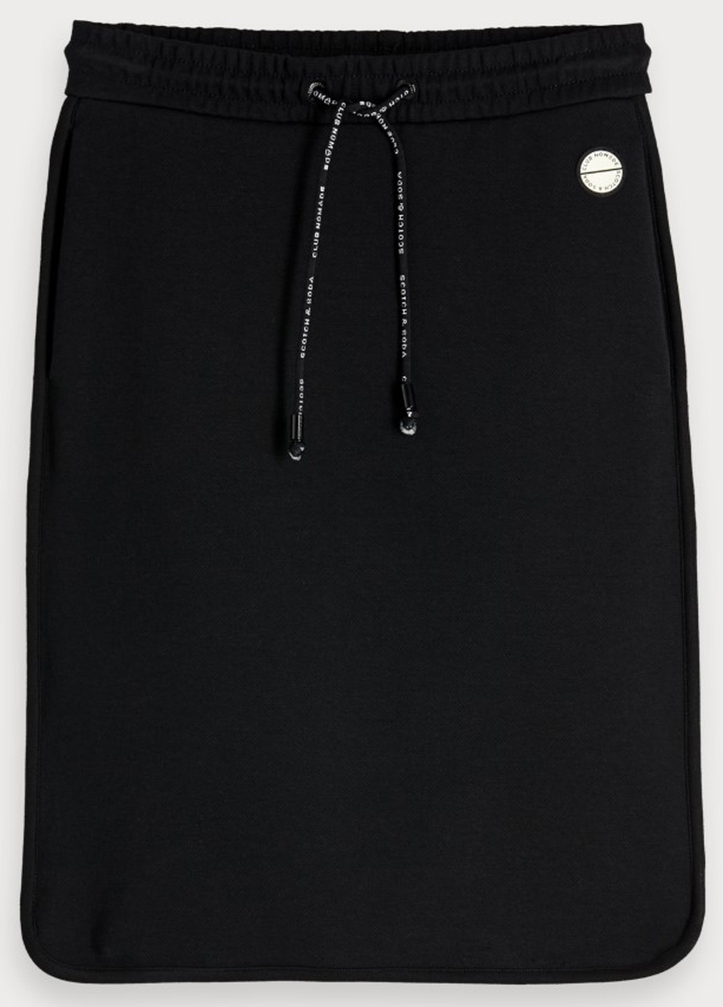 Черная кэжуал однотонная юбка Scotch & Soda