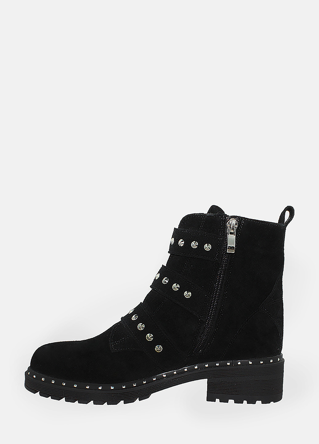 Зимние ботинки rf02566-11 черный Favi из натуральной замши