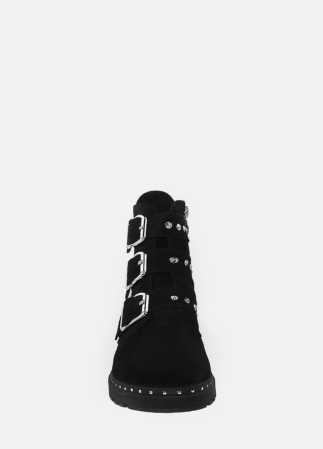 Зимние ботинки rf02566-11 черный Favi из натуральной замши