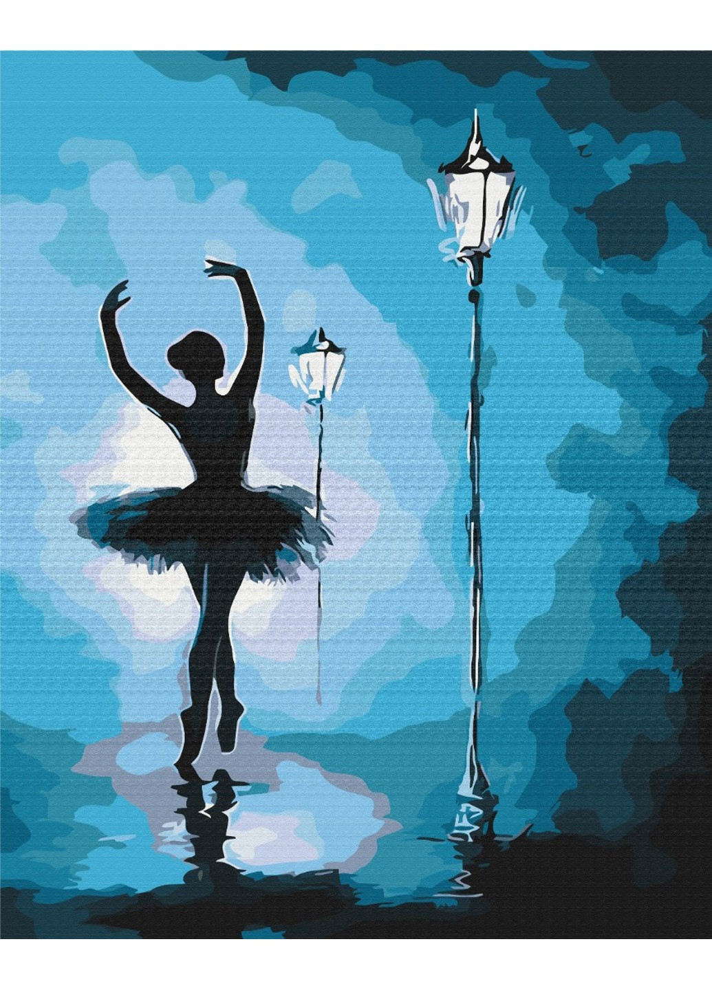 Картина "Балерина у світлі ліхтарів" 40х50 см Brushme (216745971)