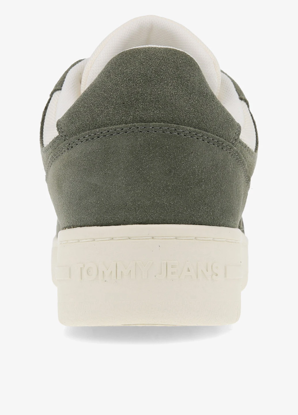 Сіро-зелені кросівки демісезон Tommy Hilfiger TJM BASKET LEATHER