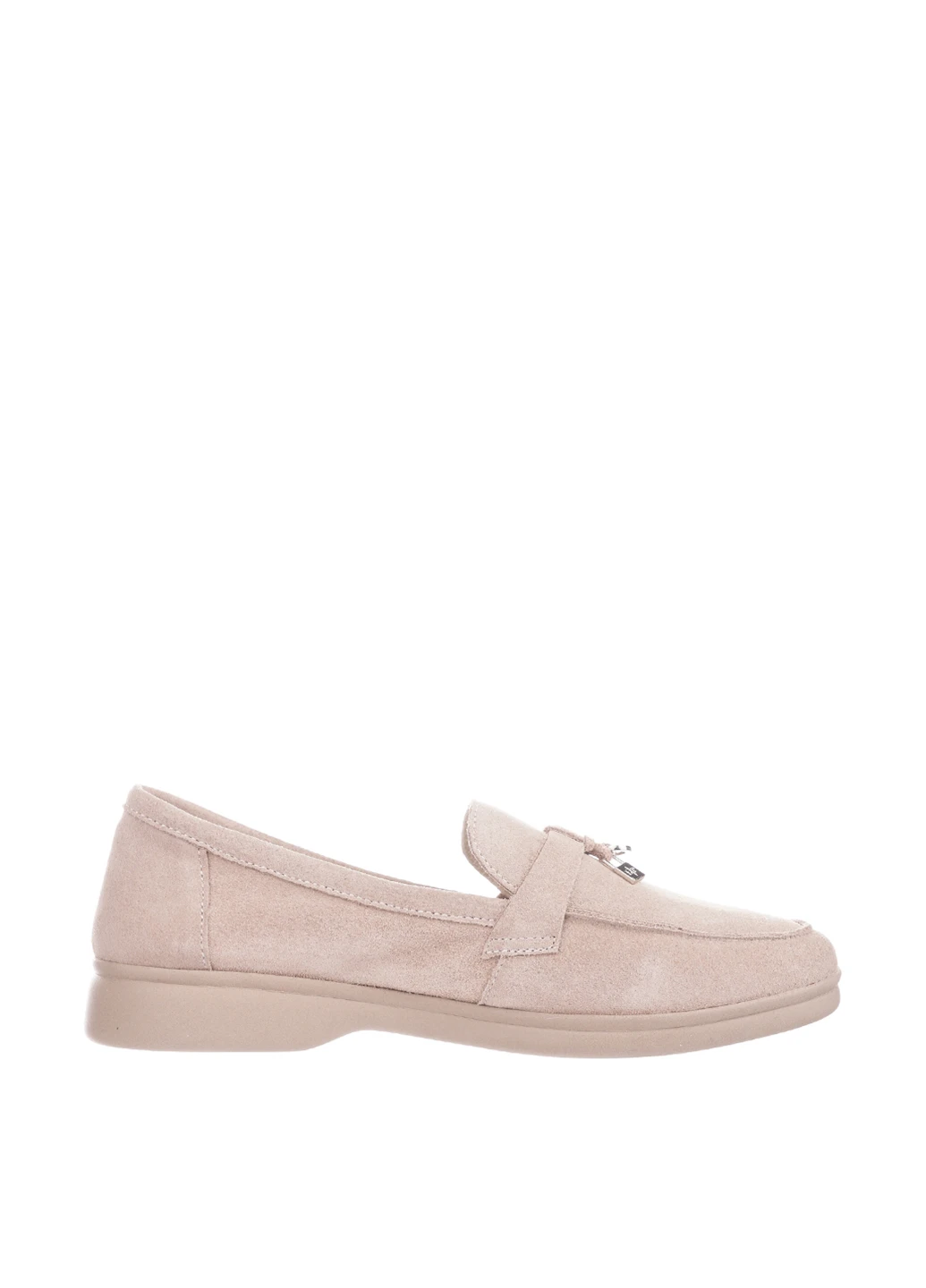 Kati Shoes Туфли лоферы бежевый з натуральная замша, украина — демисезон (324632358)