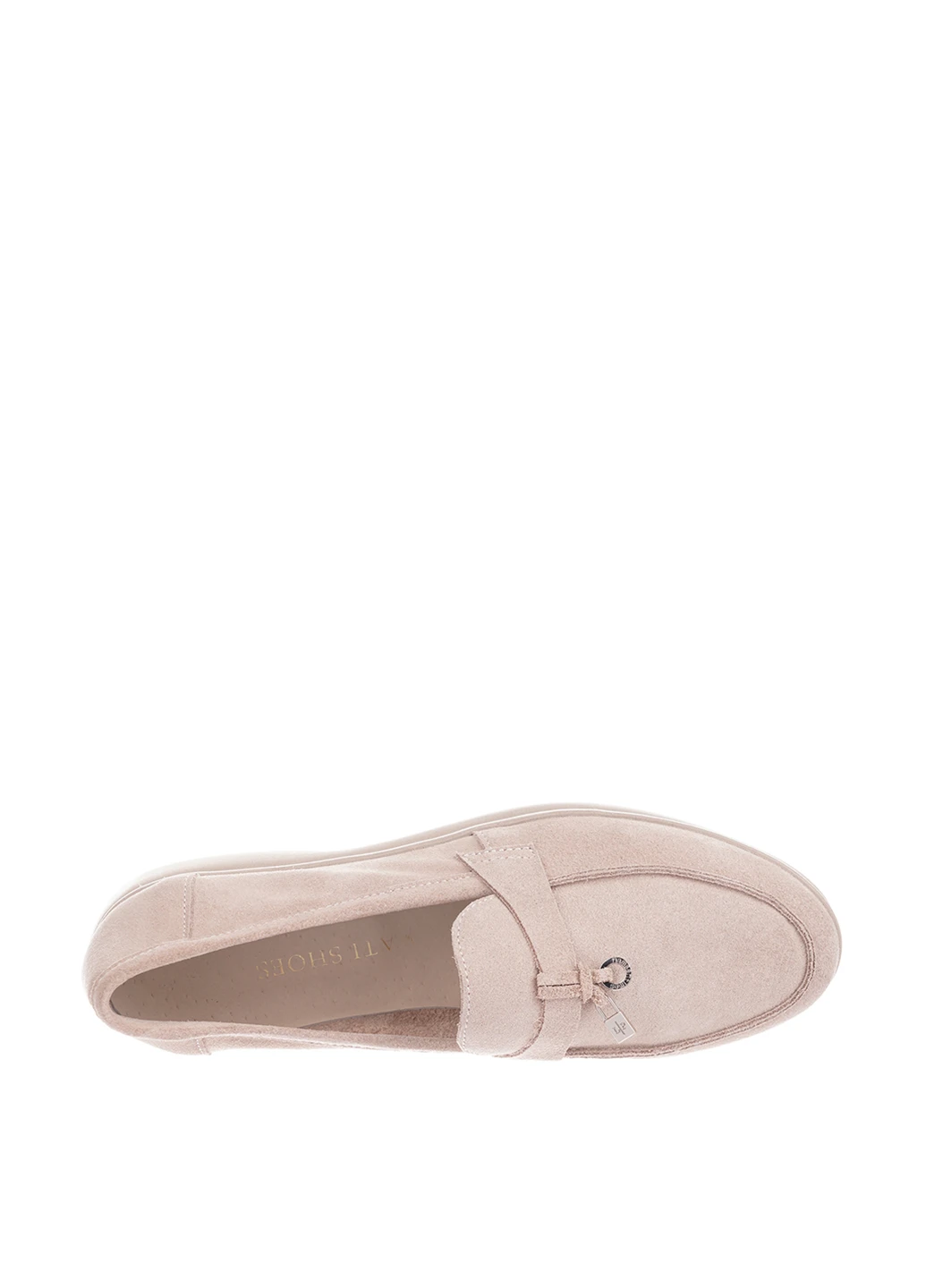 Kati Shoes Туфли лоферы бежевый з натуральная замша, украина — демисезон (324632358)