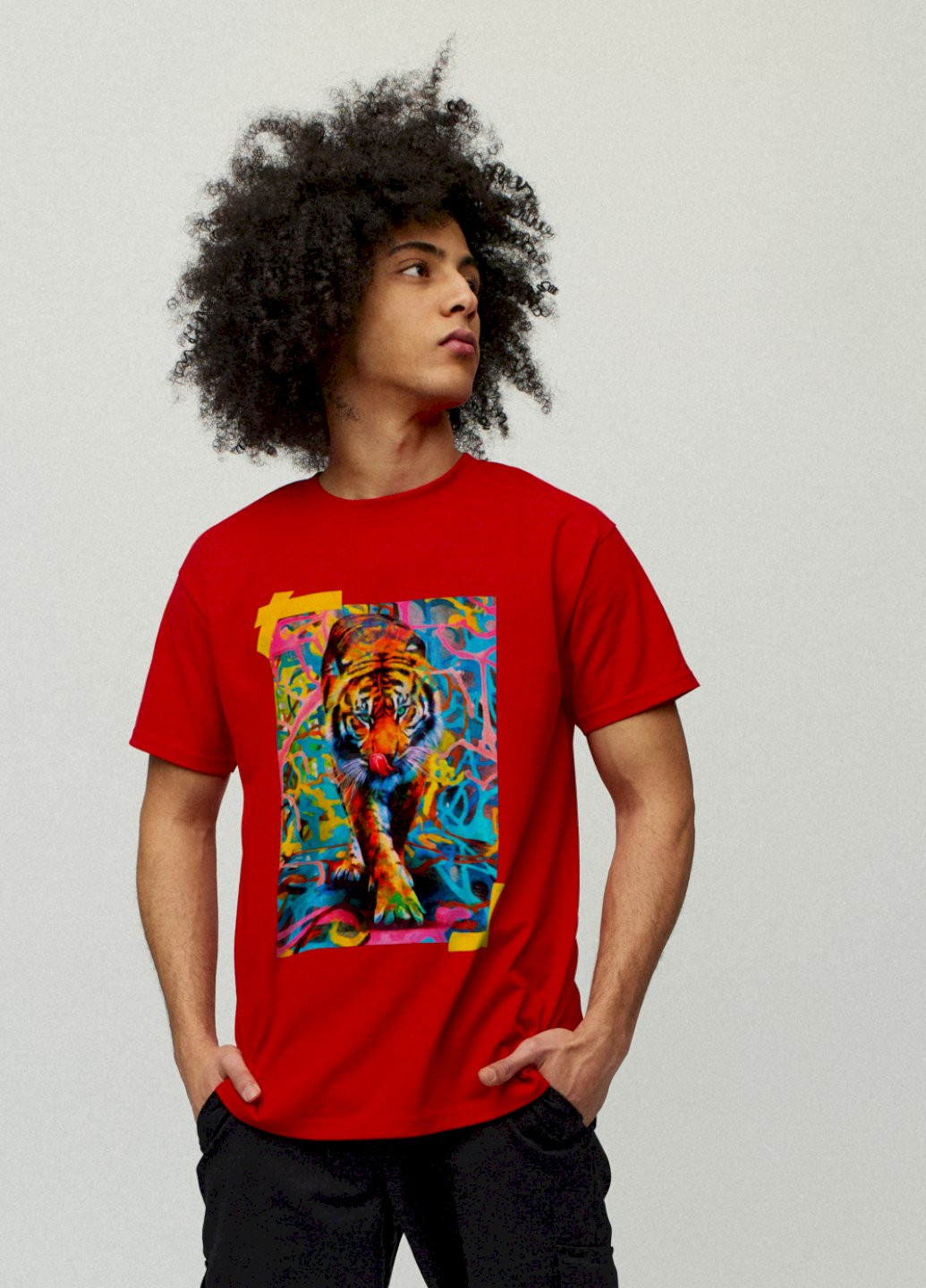 Красная футболка мужская YAPPI