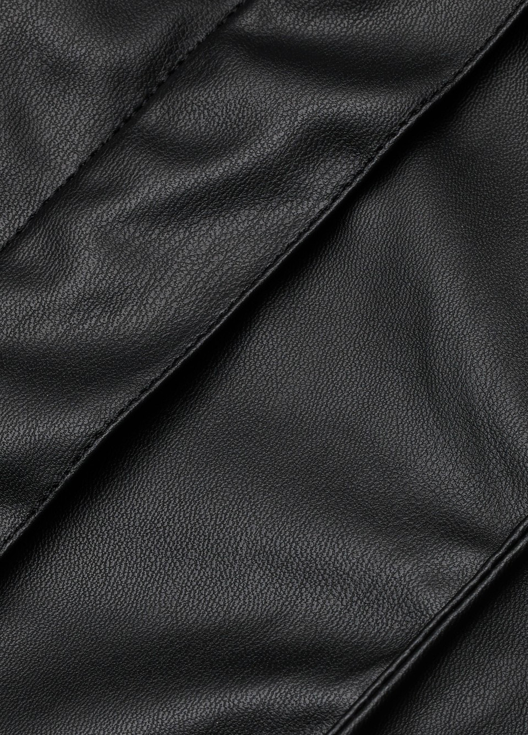 Черная кэжуал рубашка однотонная H&M