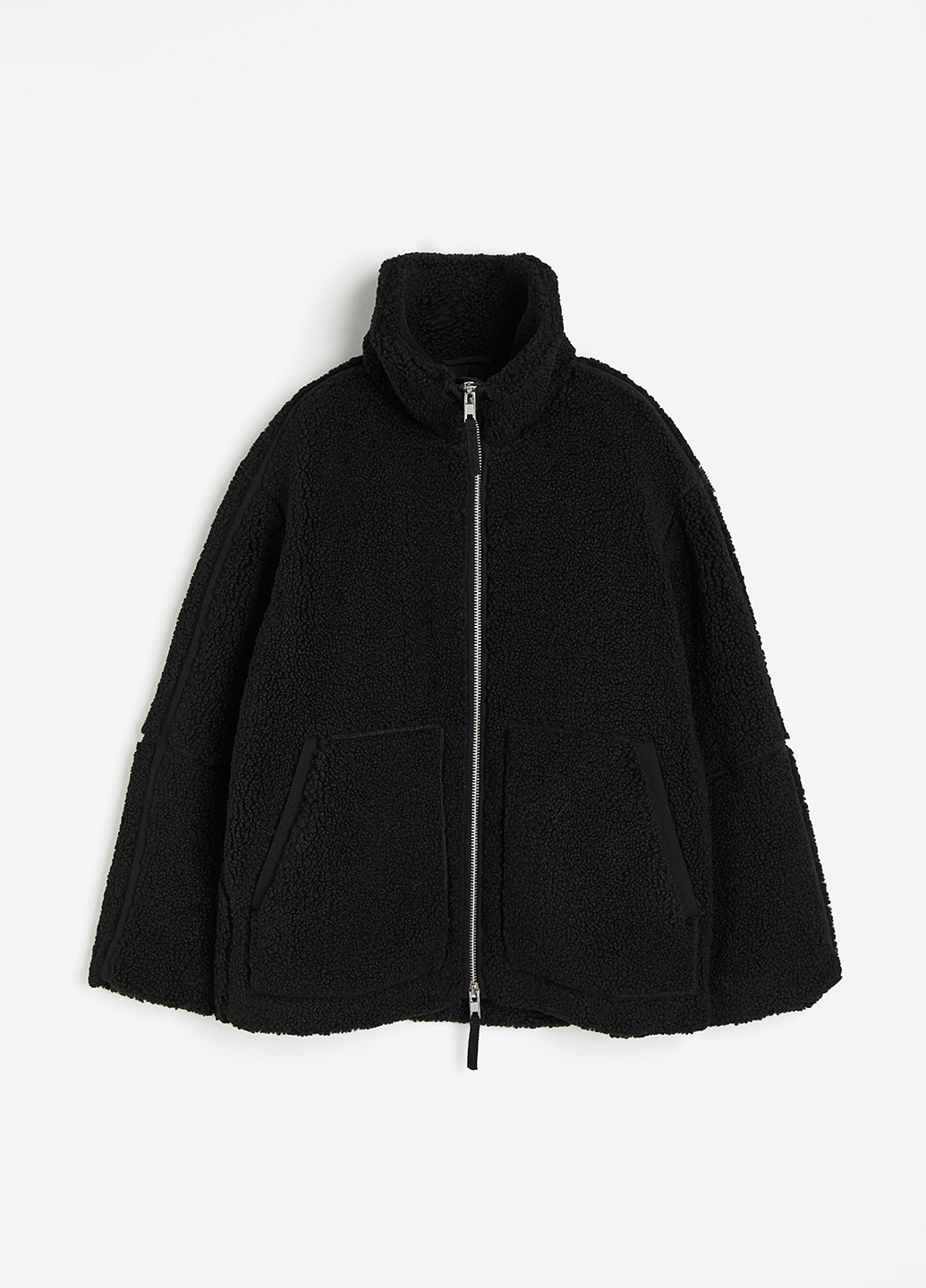 Черная демисезонная куртка H&M