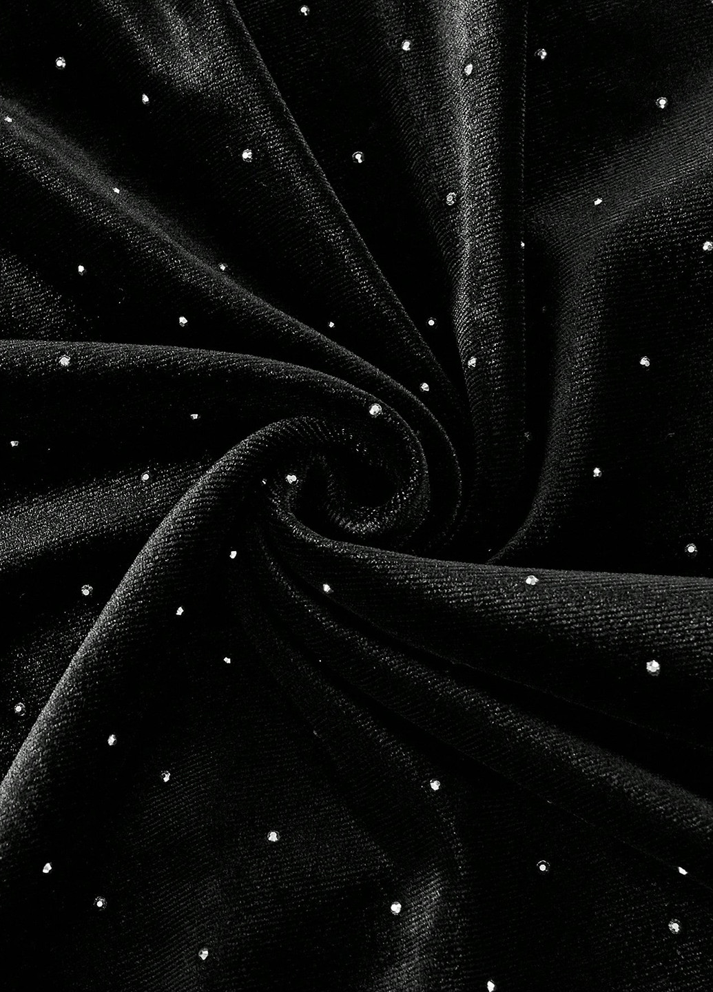 Чорна вечірня сукня кльош SHEIN однотонна