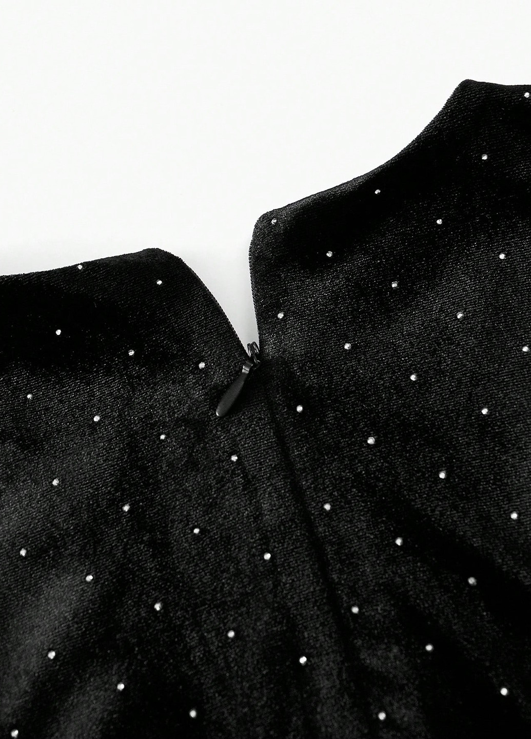 Чорна вечірня сукня кльош SHEIN однотонна