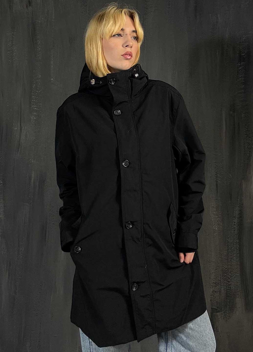 Чорна демісезонна куртка H&M