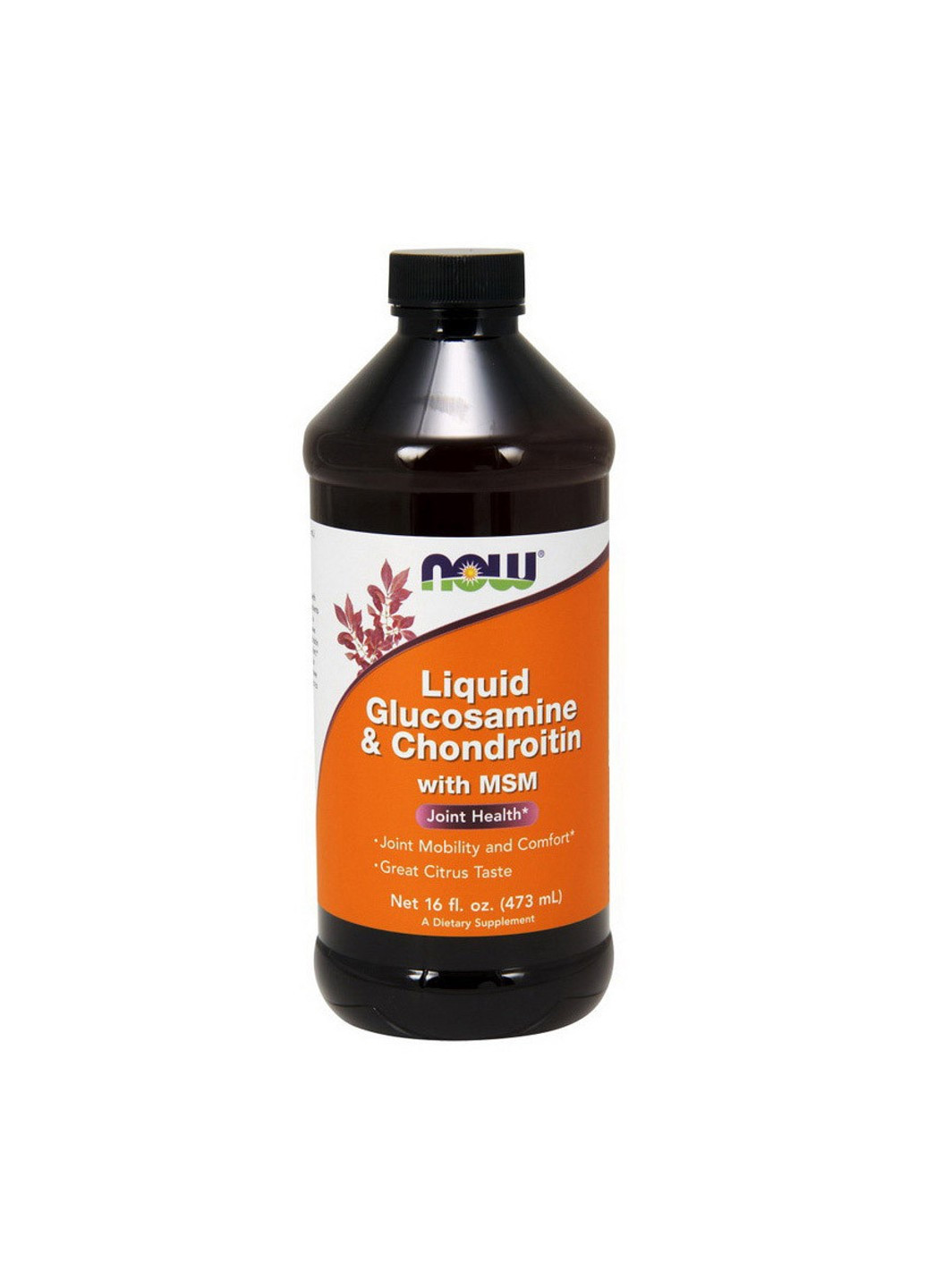 Глюкозамин хондроитин МСМ Liquid Glucosamine & Chondroitin with MSM (473 ml) нау фудс Now Foods (255409791)