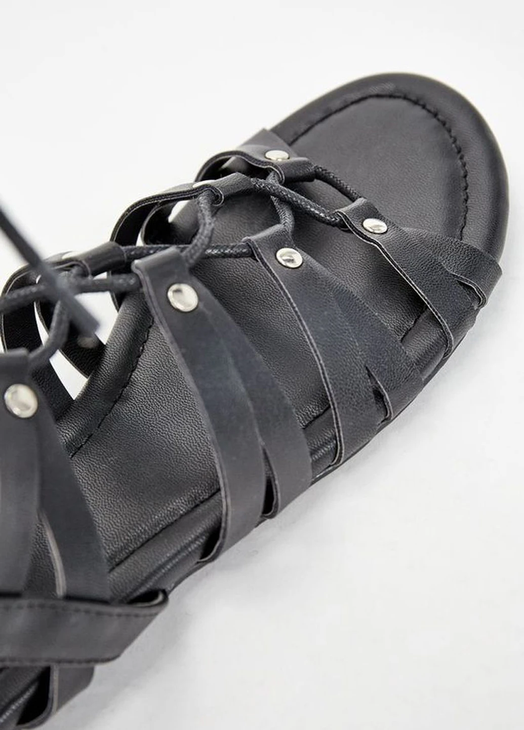 Кэжуал сандалии JustFab на шнуровке