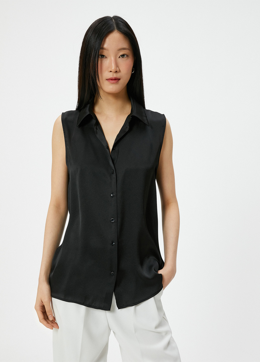 Чорна блуза KOTON