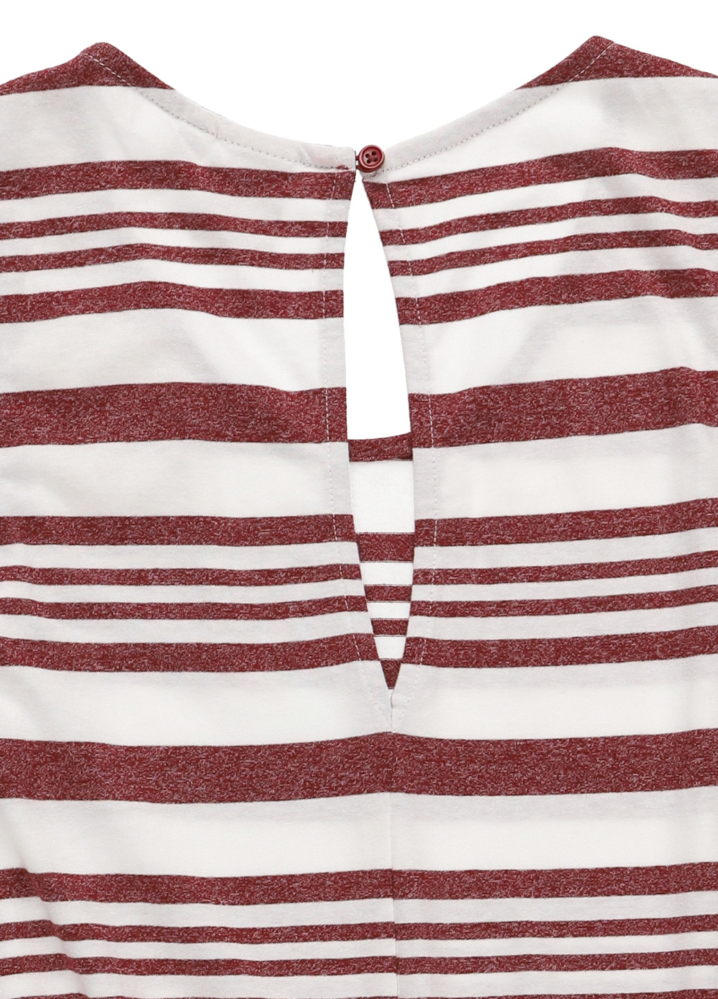 Комбинезон Ichi комбинезон-шорты полоска белый кэжуал хлопок, трикотаж