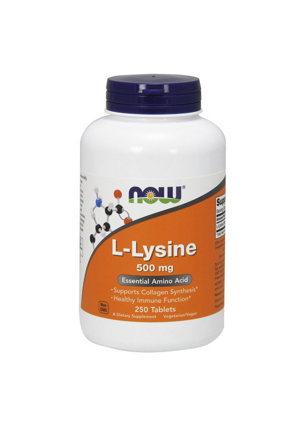 Лізин L-Lysine 500 mg (250 таб) нау фудс Now Foods (255363319)