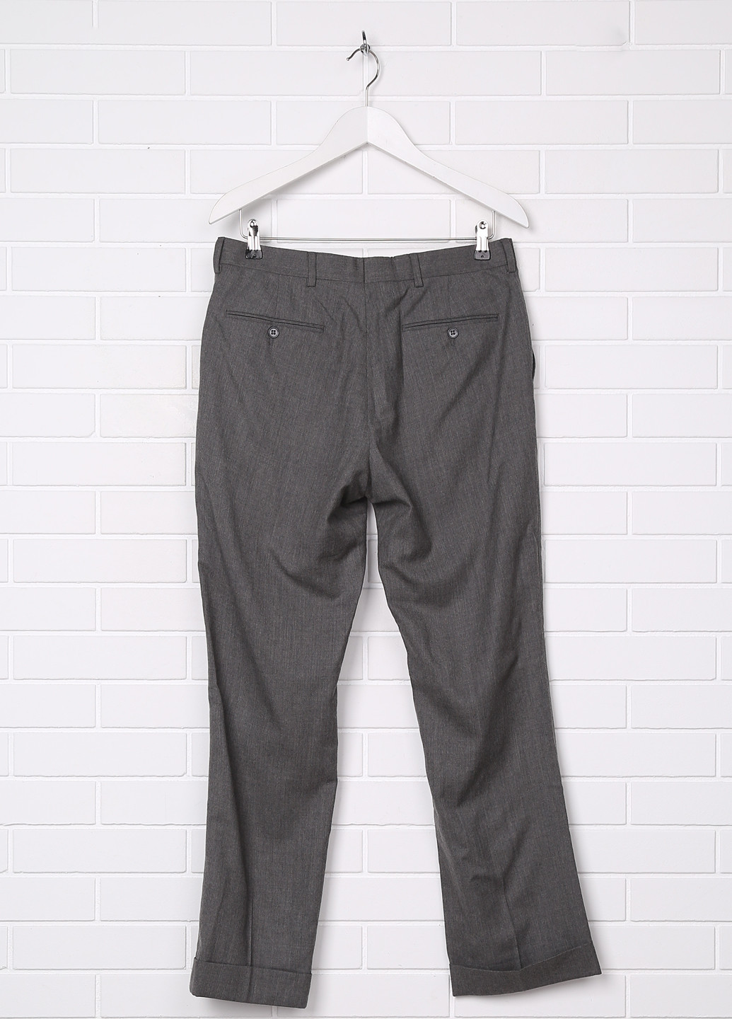 Серые кэжуал демисезонные со средней талией брюки Ralph Lauren