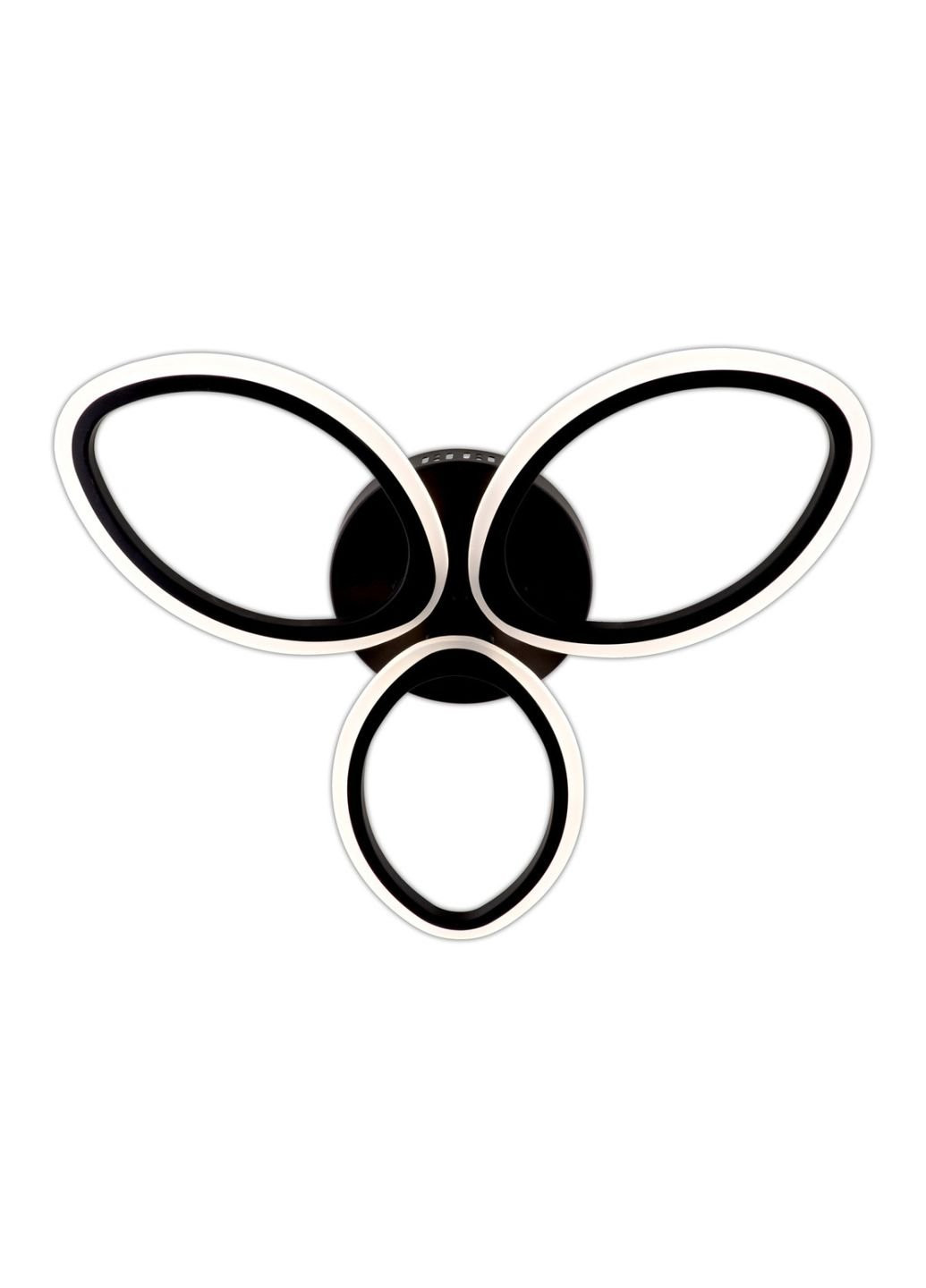 Люстра потолочная LED с пультом A2404/3-bk Черный 9х53х53 см. Sunnysky (253629948)