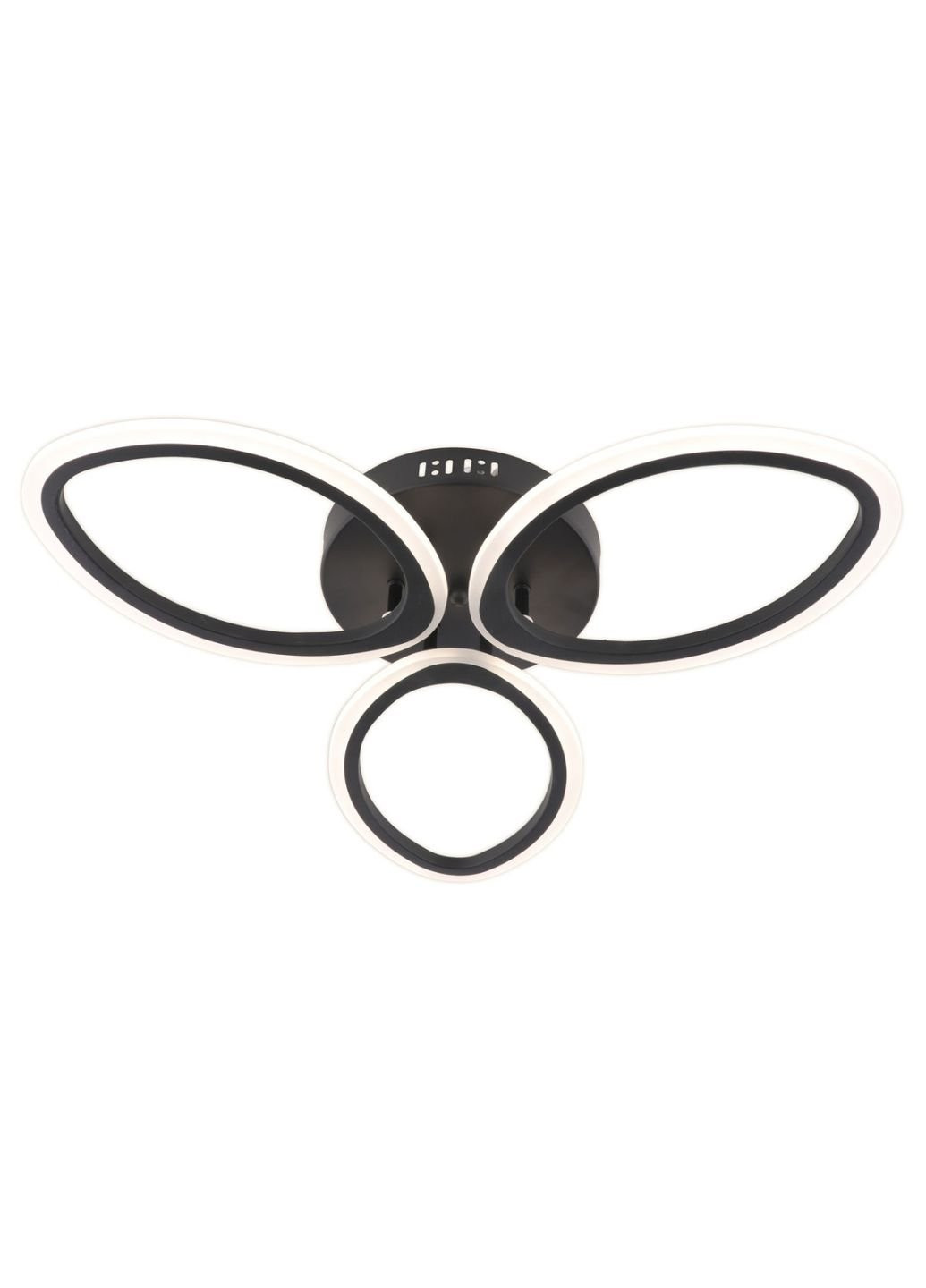 Люстра потолочная LED с пультом A2404/3-bk Черный 9х53х53 см. Sunnysky (253629948)