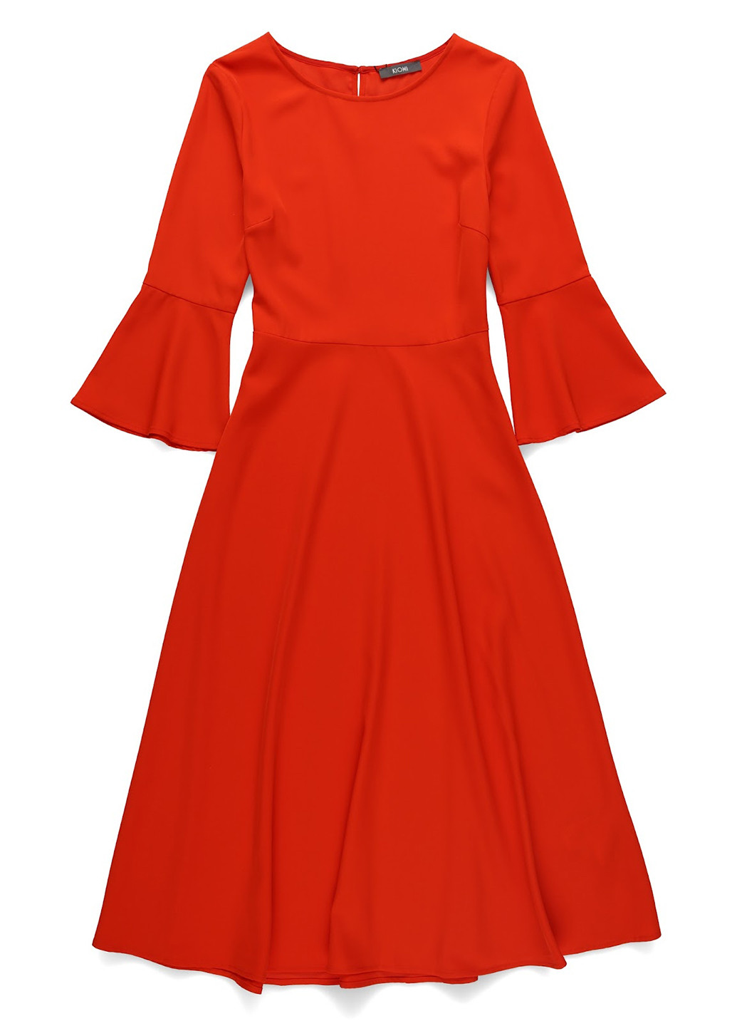 Теракотова кежуал сукня кльош Kiomi однотонна