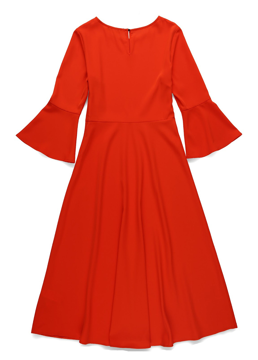 Теракотова кежуал сукня кльош Kiomi однотонна