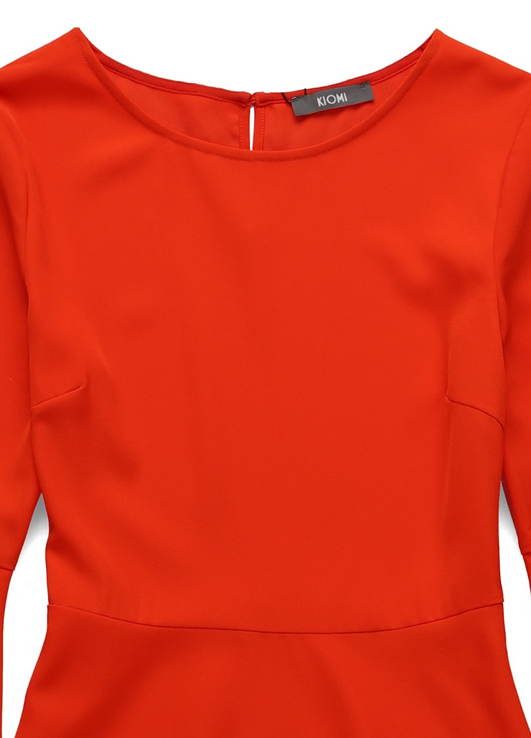 Теракотова кежуал сукня кльош Kiomi однотонна