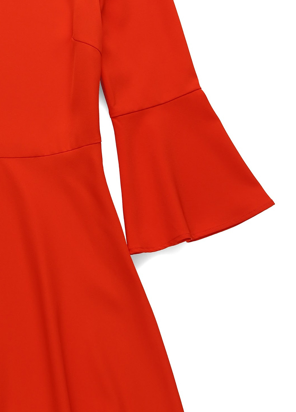 Теракотова кежуал сукня кльош Kiomi однотонна