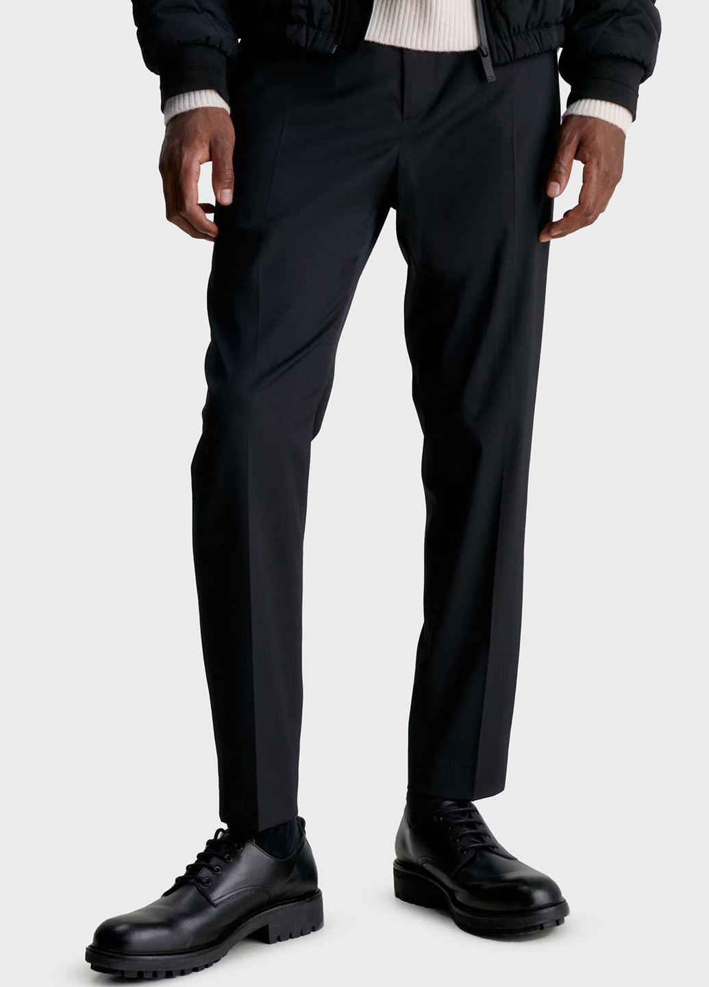 Черные кэжуал зимние чиносы брюки Calvin Klein