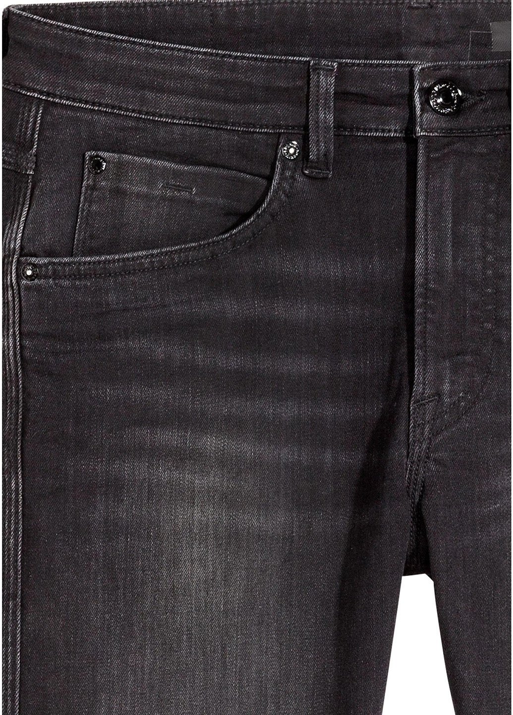 Темно-серые демисезонные зауженные, скинни джинсы H&M