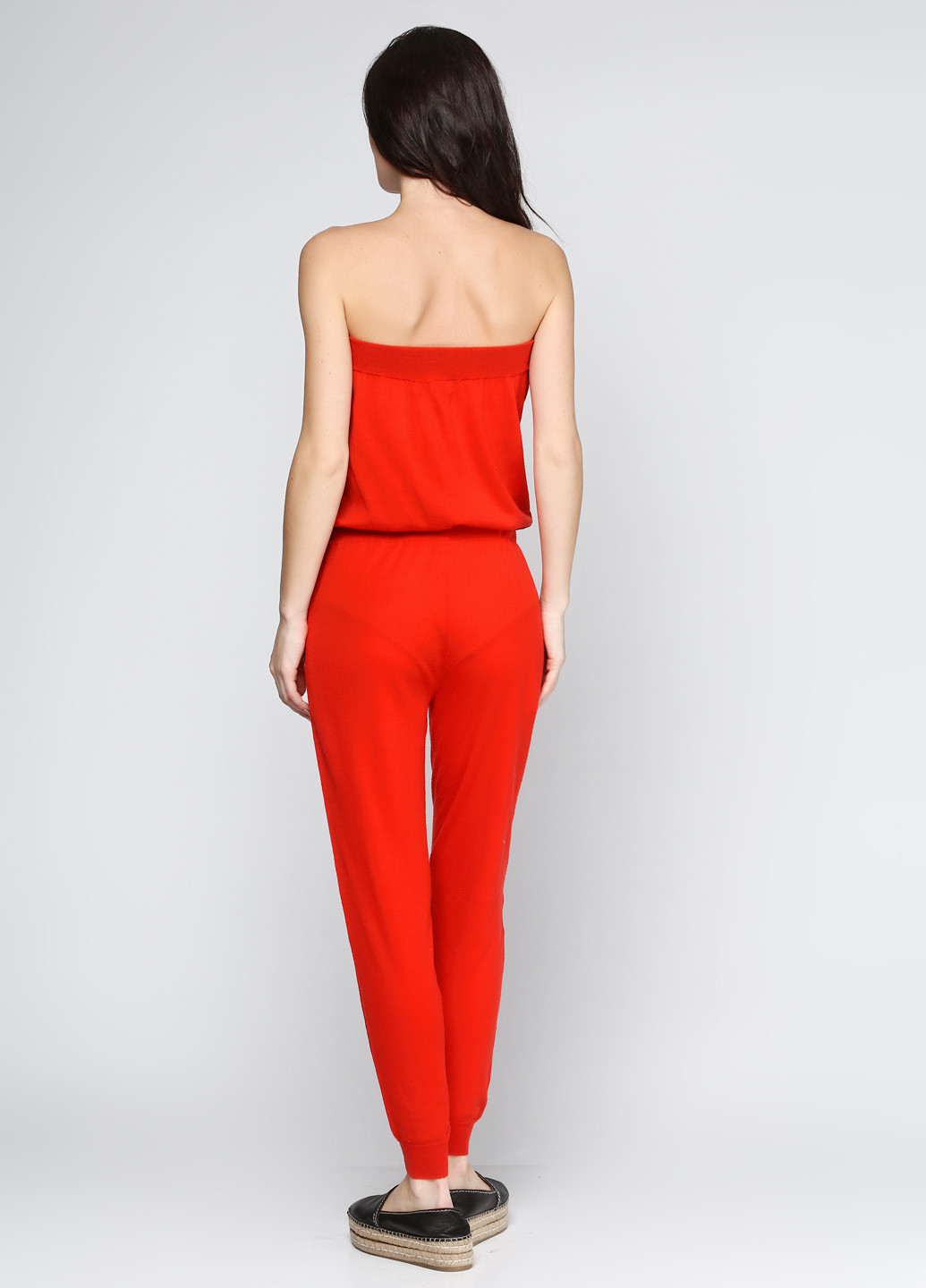Комбинезон Juicy Couture комбинезон-брюки однотонный красный кэжуал