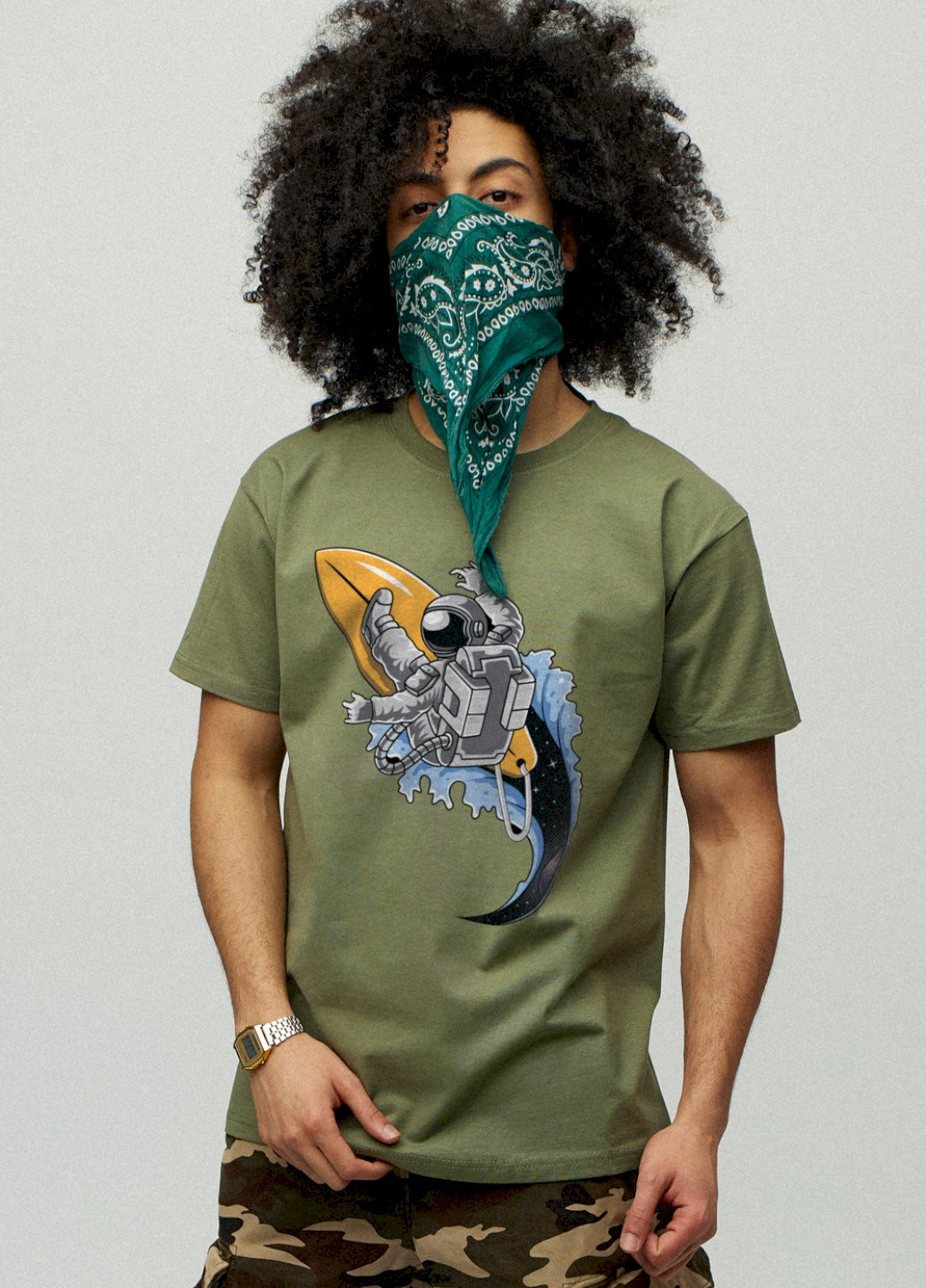 Хакі (оливкова) футболка чоловіча YAPPI