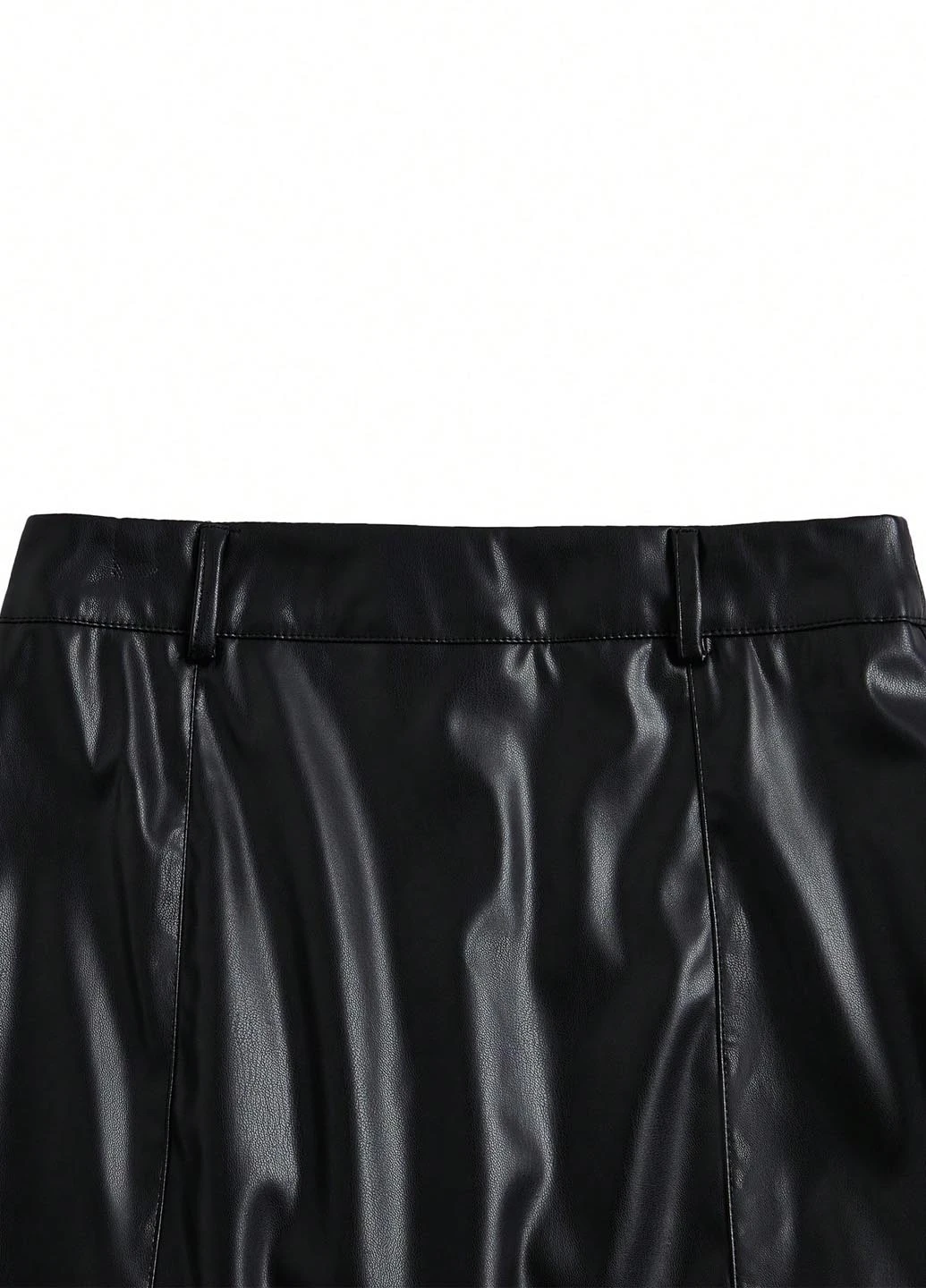 Черная кэжуал однотонная юбка SHEIN карандаш