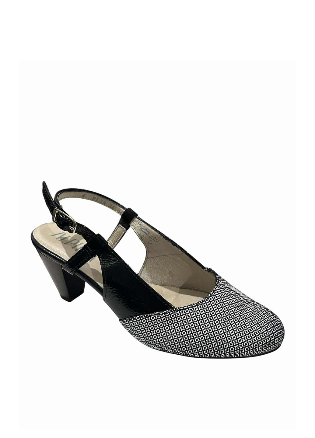 Alpina Туфли слингбеки комбинированный з натуральная кожа, словения — лето (356108297)