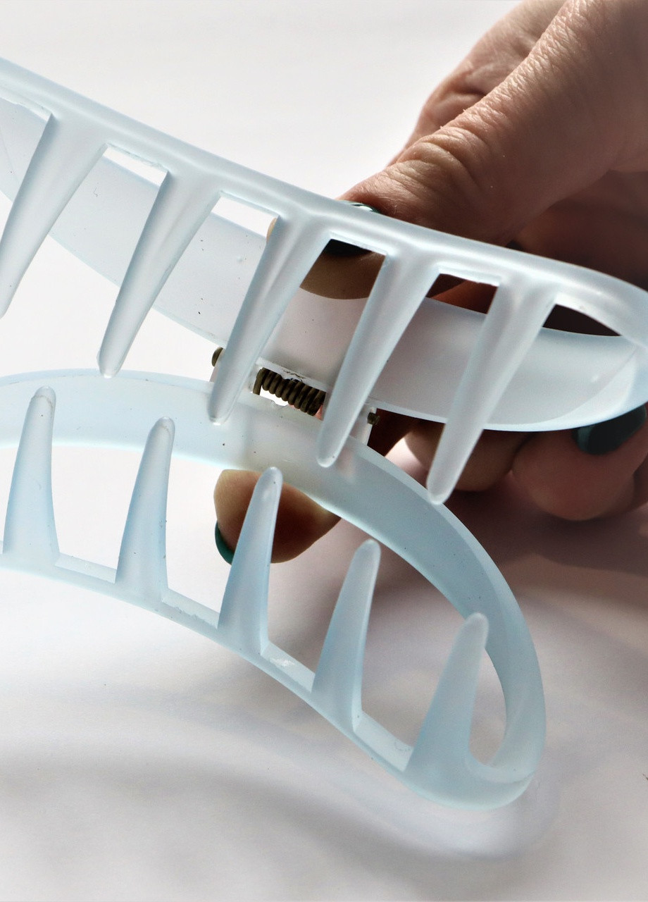 Заколка краб "Невидимі вітри", прозорий 11 см Анна Ясеницька (252410845)